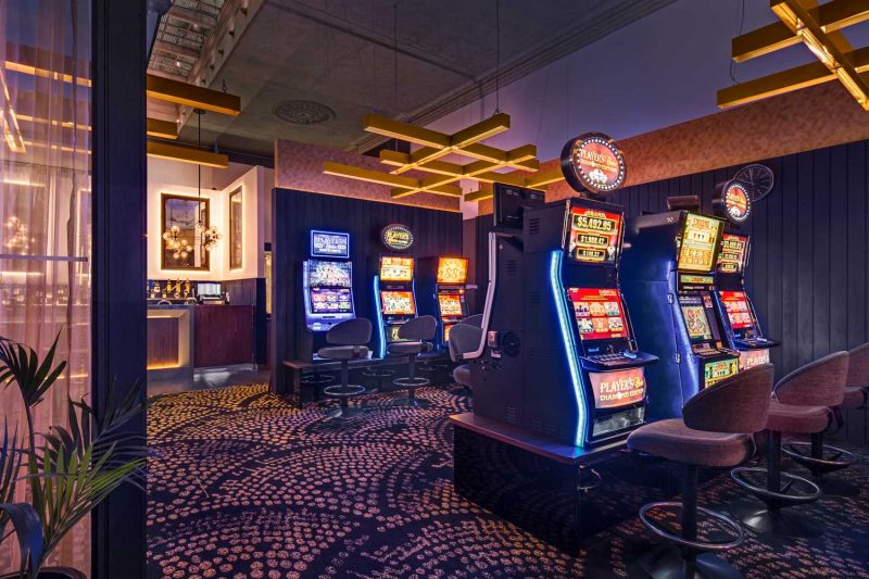 Another view of the gaming facilities at The Arthouse Hotel, design by Paul Kelly Design