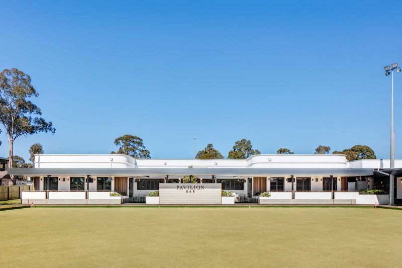Wide exterior photo of St Johns Park by Paul Kelly Design