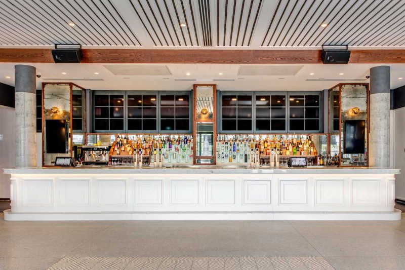 A bar at St Johns Park by Paul Kelly Design